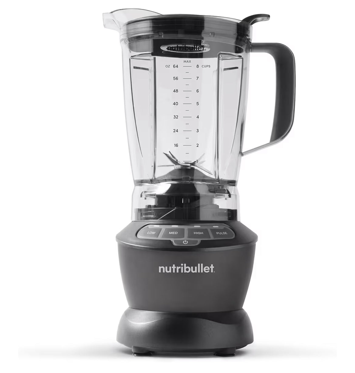 NutriBullet Kosvoorbereiding, en Vriesvermenging, 1.9 Liter, 1200 Watt - Donkergrys