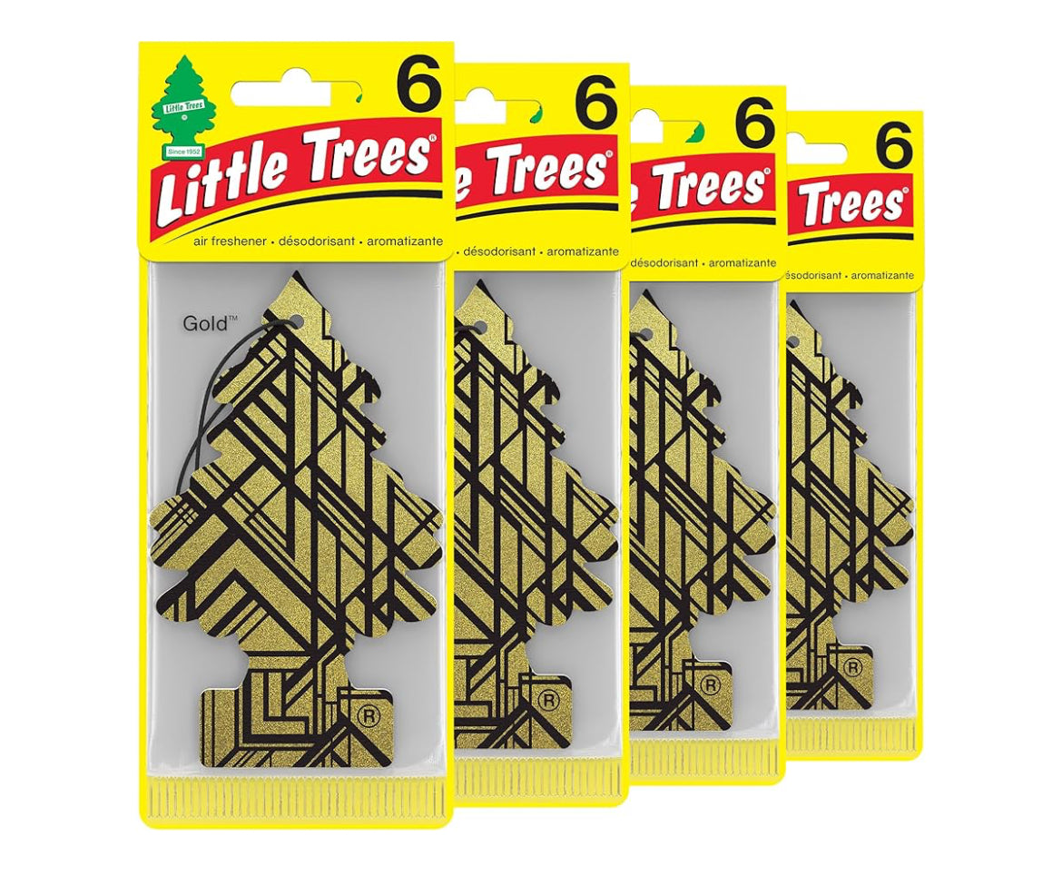 LITTLE TREES Motorlugverfrisser Hangende Boompie Langdurige Geur-Goud (24)