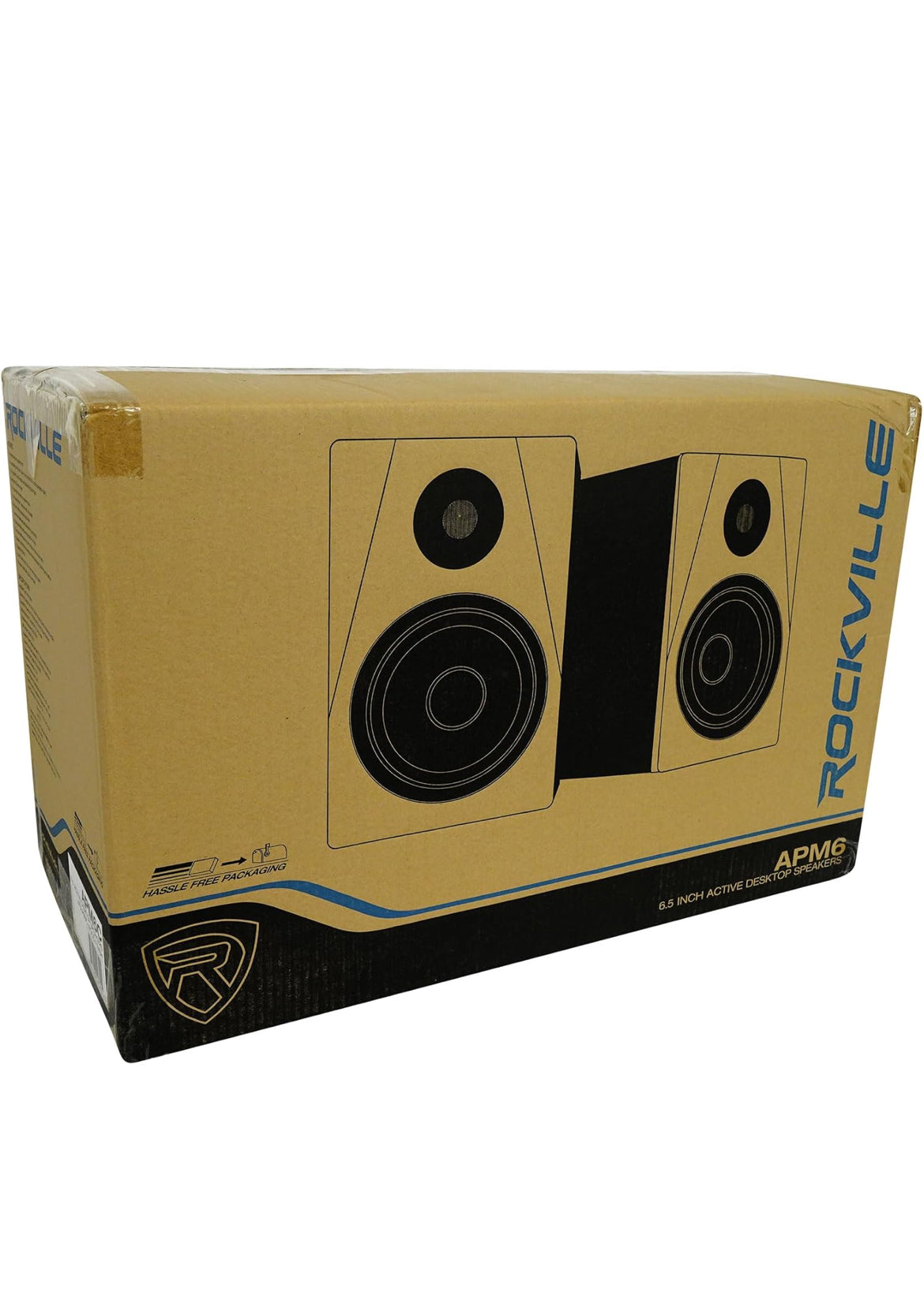 Rockville Apm6c 6.5" 2-Way 350W Active/Powered USB Studio Monitor Speakers Pair
