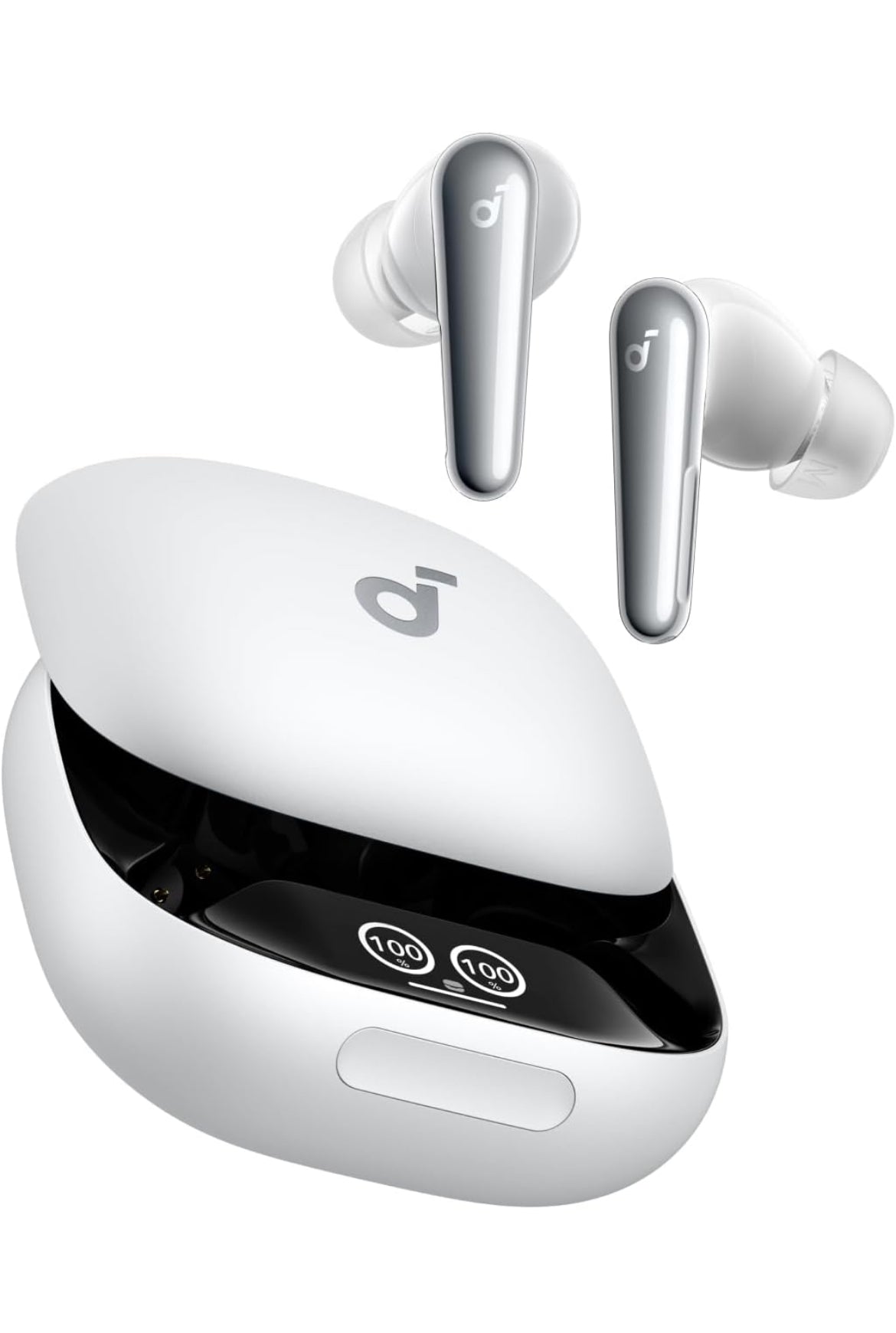 Soundcore Liberty 4 Pro by Anker, Noise Cancelling Wireless Earbuds, 7-Sensor and Real-Time Adaptive Noise Cancelling, 2× Faster Charging, Studio-Level Hi-Fi Music, Clear Calls with 6 Mics and AI