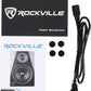 Rockville 2 DPM5C Dual Powered 5.25" 300w Active Recording Studio Monitors+Pads