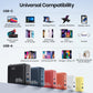 INIU 65W USB C Charger, PD QC 3.0 Fast Charging Type C Wall Charger Block, 2 Ports USB-C Power Adapter for iPhone 16 15 14 Pro Max iPad Pro AirPods Samsung S23 Google Pixel Tablet Switch, White