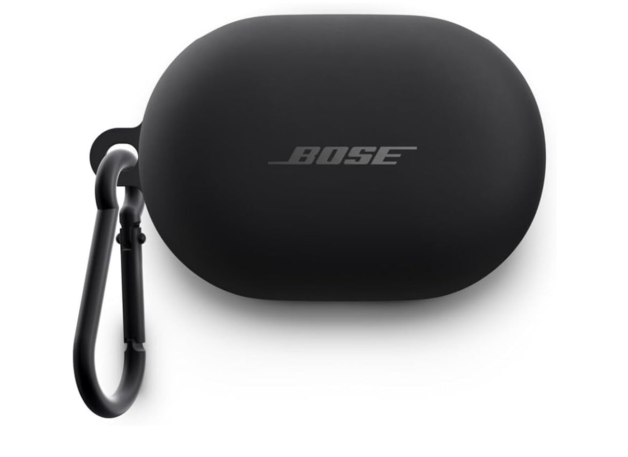 Bose QuietComfort Earbuds Silicone Case Cover, Protective Silicone Exterior- Black