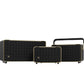 JBL Authentics 300 - Retro Style Wireless Bluetooth/WiFi Home Speaker, Built in Battery (4800mAh) - (Black/Gold)