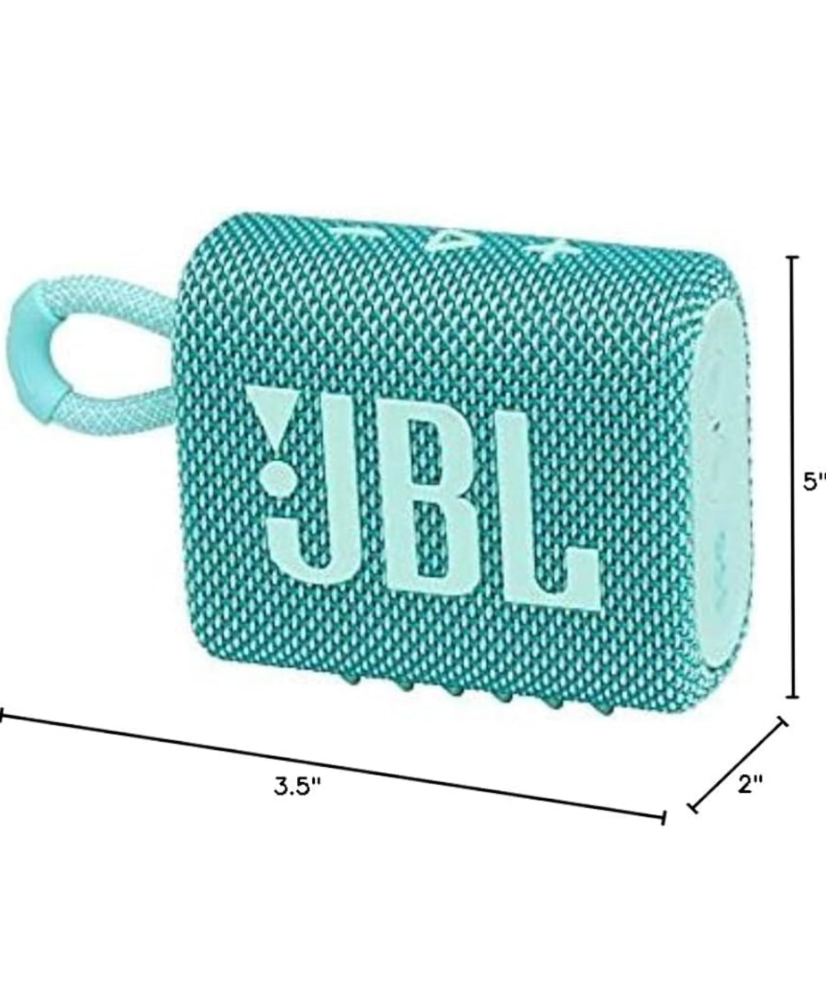 JBL Go 3 - Portable Mini Bluetooth Speaker P67 Waterproof and Dustproof - (Teal)