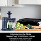 Ninja NeverClog Cold Press Juicer, Powerful Slow Juicer with Total Pulp Control, Countertop, Electric, 2 Pulp Functions - Blue/Navy (JC151NV)