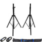 BUNDLE 2 Rockville RSG12.4 12 3-Way 1000w 4-Ohm Passive DJ Speakers