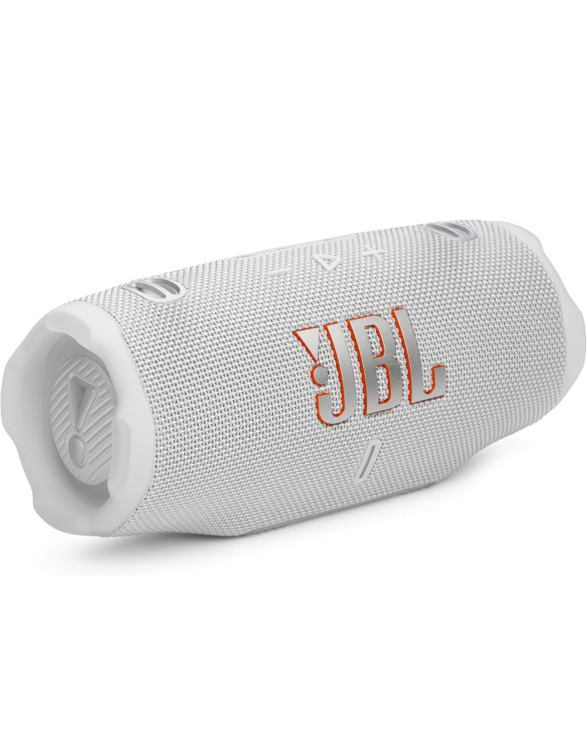 JBL Charge 6 - Portable Waterproof & Drop-Proof Bluetooth Speaker with a Sturdy/Removable Carrying Strap (White)