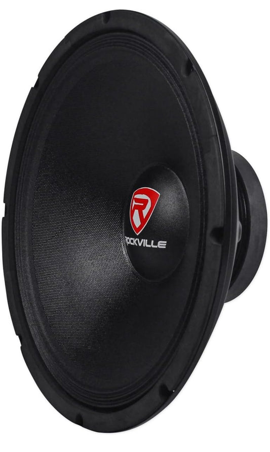 Rockville RVP15W4 1000 Watt 15" Onverwerkte DJ Subwoofer 4 Ohm Subwoofer 51OZ Magneet Swart