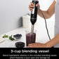 Ninja Hand Mixer, Immersion Blender, Foodi Power Mixer System, 750-Peak-Watt Handheld Emulsion Blender & Electric Hand Mixer Combo - Black CI101