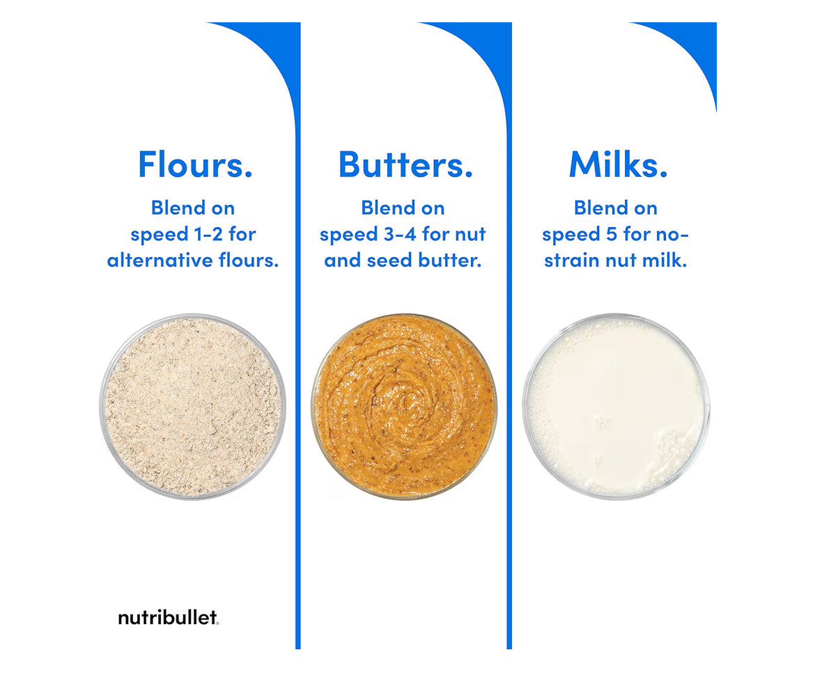Nutribullet SmartSense Blenderkombinasie, 1400W, 64oz-beker, 32oz- en 24oz-koppies, 5-spoed - Grys