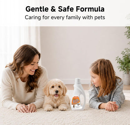 Pet Pro Oxy Mat Skoonmaakoplossing, Veeldoelige Formule vir Matvlekverwydering van Troeteldier Skoonmaak, Kombuis, Meubeloppervlak, Bank, Mat, 33.8 Fl Oz, 1-Pak
