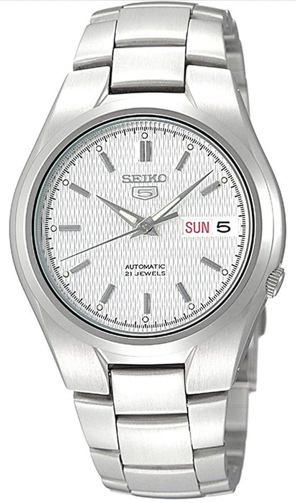 Seiko 5 Manshorlosie van vlekvrye staal