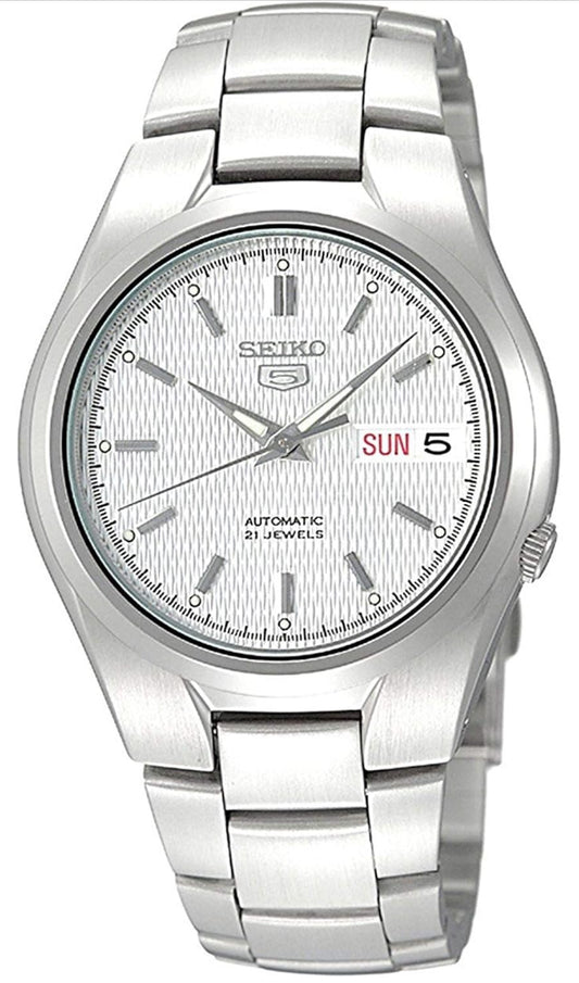 Seiko 5 Manshorlosie van vlekvrye staal