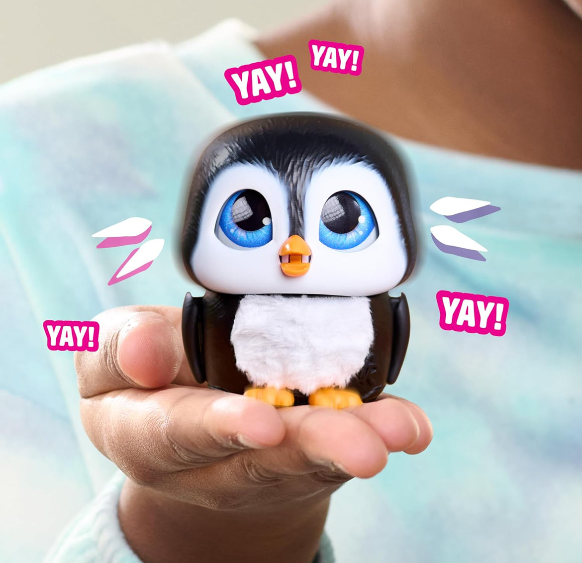 Just Play furReal Handfuls Shivers The Penguin, 3.5 Inch Interactive Toy, for Boys and Girls, Ages 4 and Up