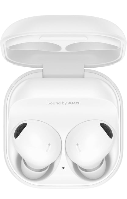 SAMSUNG Galaxy Buds 2 Pro Ware Draadlose Bluetooth Oorfone, Geraasdempend Gemaklike Pas In Oor, HD Stem, IPX7 Waterbestand, Wit (Hernuwde Toestand)