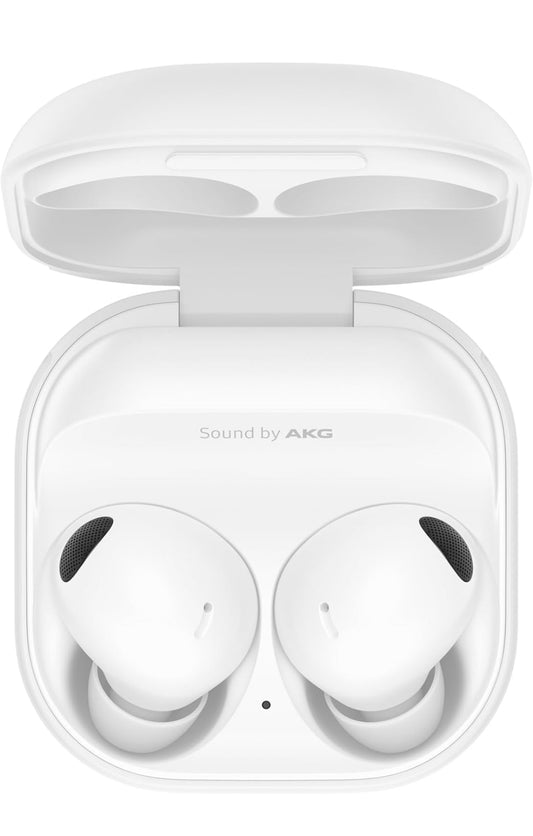 SAMSUNG Galaxy Buds 2 Pro Ware Draadlose Bluetooth Oorfone, Geraasdempend Gemaklike Pas In Oor, HD Stem, IPX7 Waterbestand, Wit (Hernuwde Toestand)