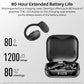 Open Ear Earbuds Bluetooth, AI Translation w/ Real-Time 100+ Languages Translation - Black