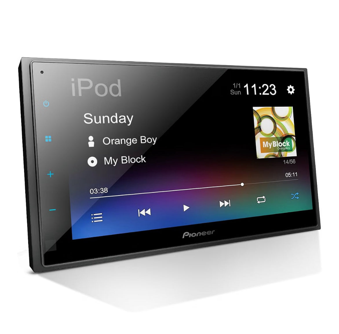 Pioneer DMH-130BT 6.8" Capacitive Touchscreen Double Din Car Stereo
Digital Multimedia Receiver, Bluetooth, Backup Camera, USB, FLAC, AM/FM, Short Chassis, 50W x 4 Output, Steering Wheel Input