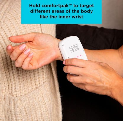 BLACK+DECKER Comfortpak, Draagbare Verkoelings- en Verhittingstoestel, Obsidiaanswart (BCWCC101-01)