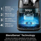 Ninja Detect Power Blender Pro + Personal Single-Serve, BlendSense Technology Compact Kitchen Countertop, 1800 P-Watts, 72 oz. Pitcher, (2) 24 oz. Cups - Black TB301