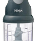 Ninja NJ100GR Express Chop Manual Food Processor for Chopping Mincing Pureeing Vegetables and other Ingredients 16-Ounces - Gray