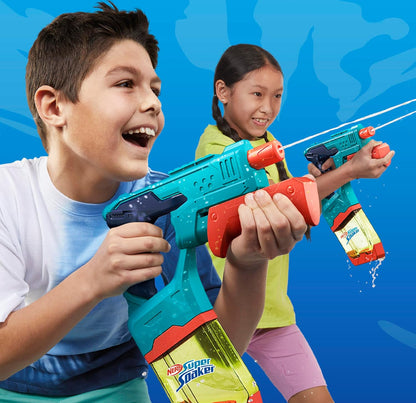 Nerf Super Soaker Dunk-Fill 2-Pack, 2 Water Blasters, Easy Instant Fill Tanks, Just Dunk & Go, 10.1 Fluid Ounce Tanks, Water Toys, Ages 6+
