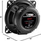 DS18 G4Xi GEN-X 4" 2-Way Coaxial Speakers 120 Watts Max Power 4-Ohm - PAIR