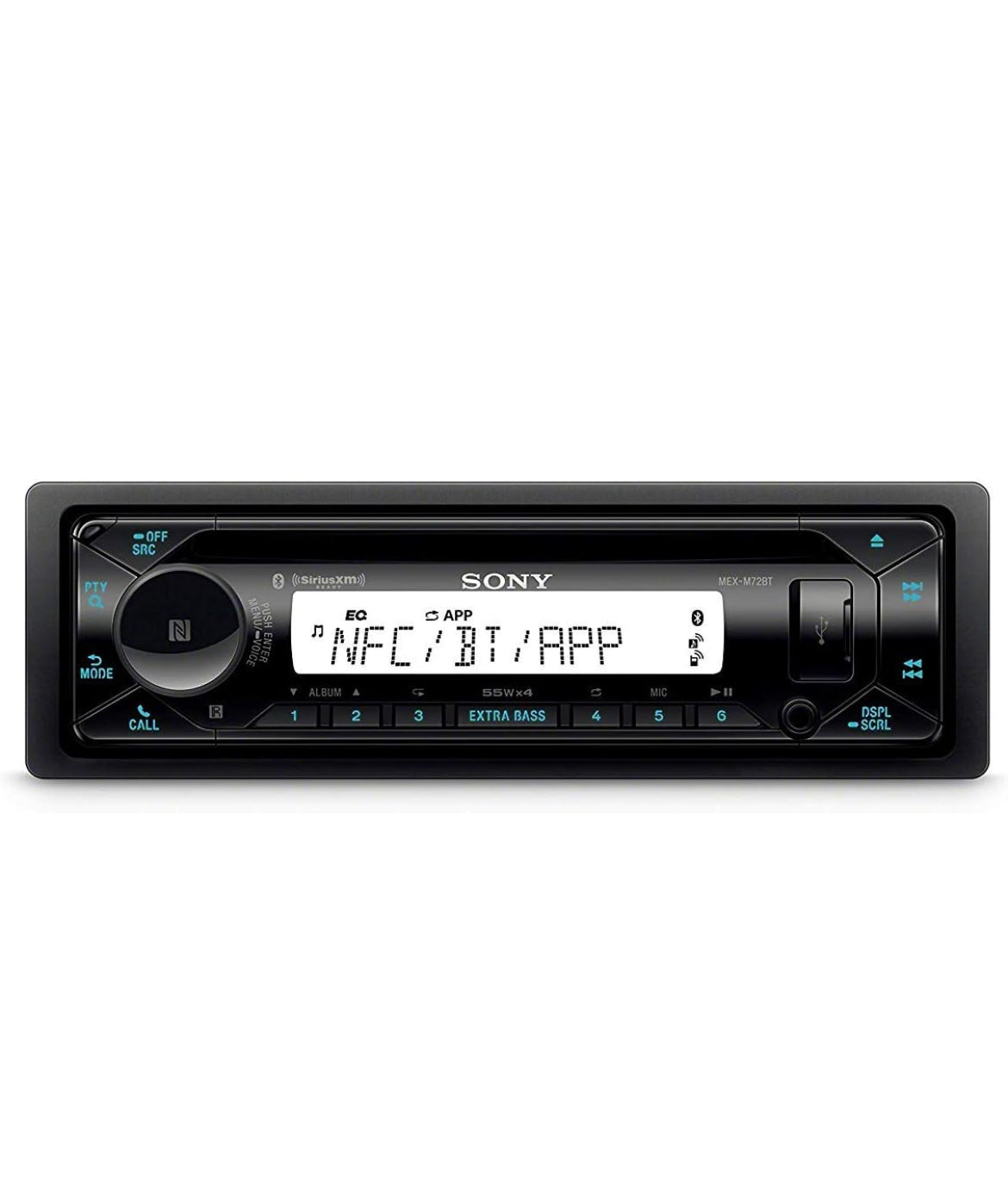 Sony MEX-M72BT Marine CD-ontvanger met Bluetooth en SiriusXM Gereed