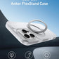 Anker Ultra Magnetic for iPhone Case with Sturdy 360° Ring Stand- (for iPhone 16 Pro Max, Clear)