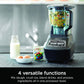 Ninja Blender, Food Processor, Blender for-Smoothies, Includes Pitcher, Smoothie Cup, and 8-Cup Bowl Mega Kitchen System, 120 Volts - Black, BL770AMZ