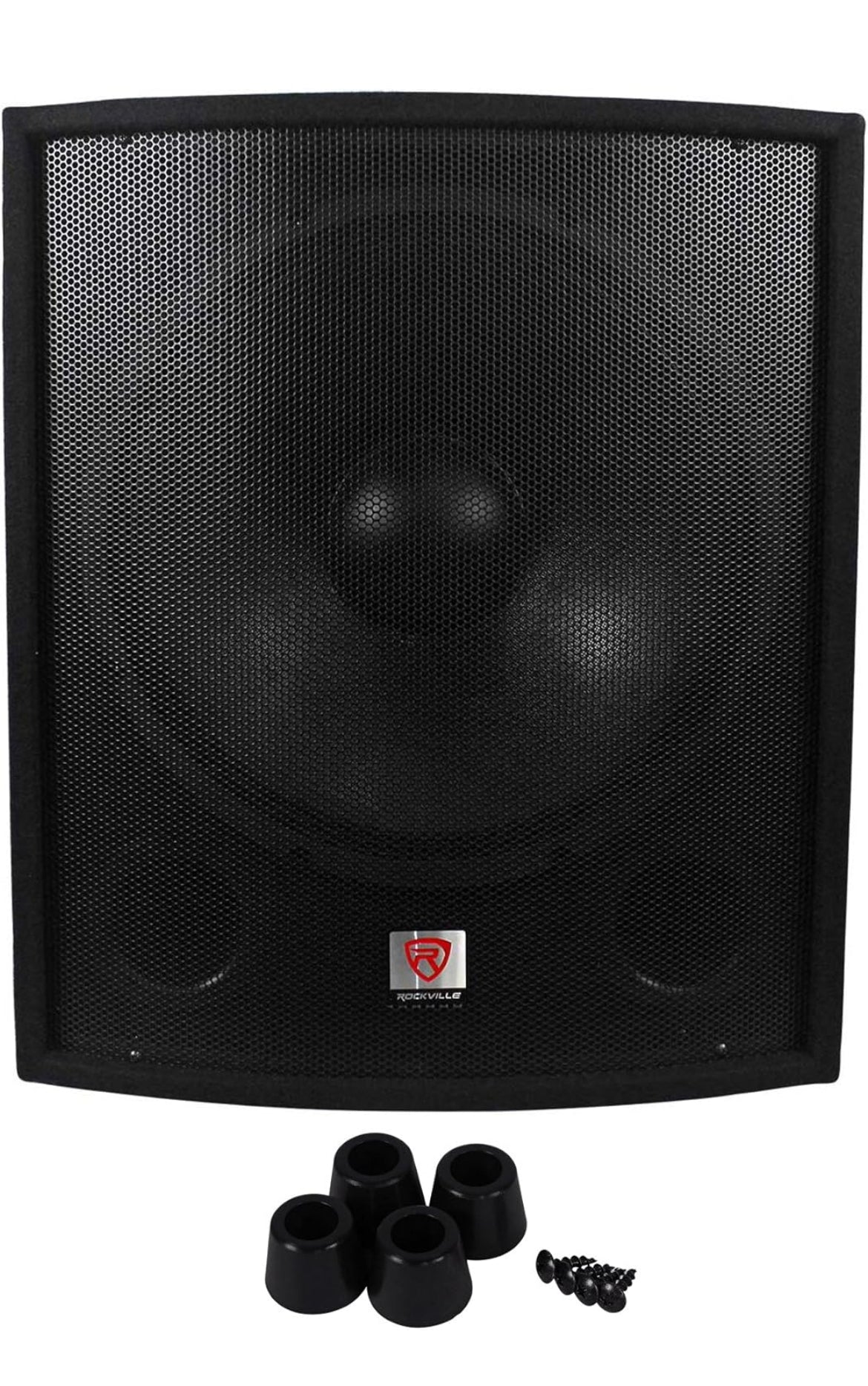 Rockville SBG1188 18" 1000 Watt Passive 8-Ohm Pro DJ Subwoofer + Steel Casters