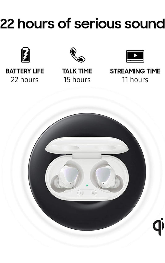 Samsung Galaxy Buds Plus, Ware Draadlose Oorfone (Draadlose Laaikas Ingesluit), Wit – Amerikaanse Weergawe