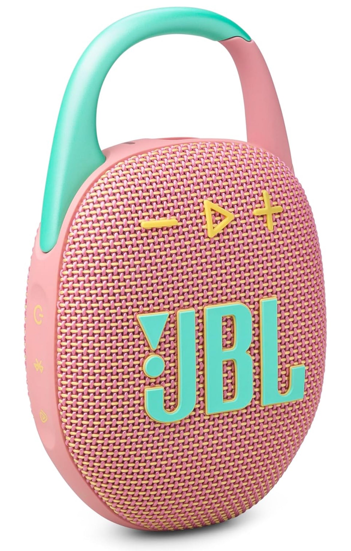 JBL Clip 5 - Ultra-Portable, Waterproof & Dustproof Bluetooth Speaker, Big Pro Sound with Punchy bass - (Pink)
