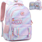 Girls Backpack 15.6 Inch Laptop School Bag Cute Kids Kindergarten Elementary Backpacks Middle Schoolbag Large Bookbags for Women Teens Students Anti Theft Travel Daypack (Purple)