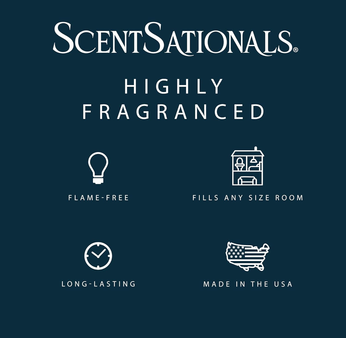 Scentsationals Wax Melts, Wax Cubes Strong Scent - Magic Spell - Long Lasting Scented for Warmer, 10oz (Pack of 4)