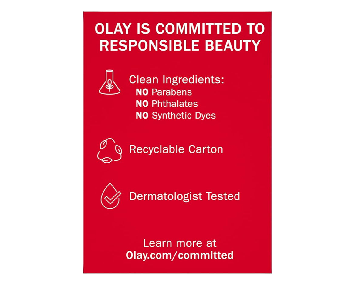 Olay Gesigbevogtiger, Regenerist Micro-Sculpting Room Velversorging (1.7 oz) & Proefgrootte Vitamien C-Reinigingsmelts, Watergeaktiveerde Gesigwas (12 ct)