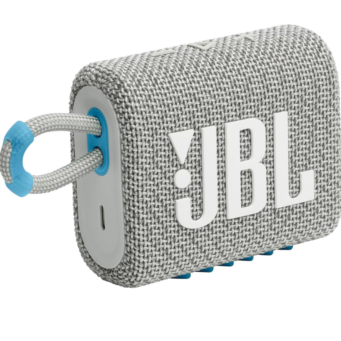 JBL Go 3 Eco - Portable Mini Bluetooth Speaker, big audio and punchy bass, IP67 waterproof - (Eco White)