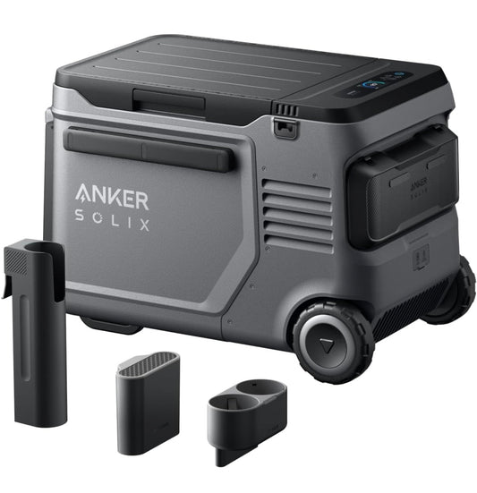 Anker SOLIX EverFrost 2 40L Cooler with Road Trip Kit, 42 qt Car Electric Cooler with 288Wh