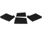 Rockville Pair APM8B 8" 2-Way 500 Watt Powered USB Studio Monitor Speakers+Pads