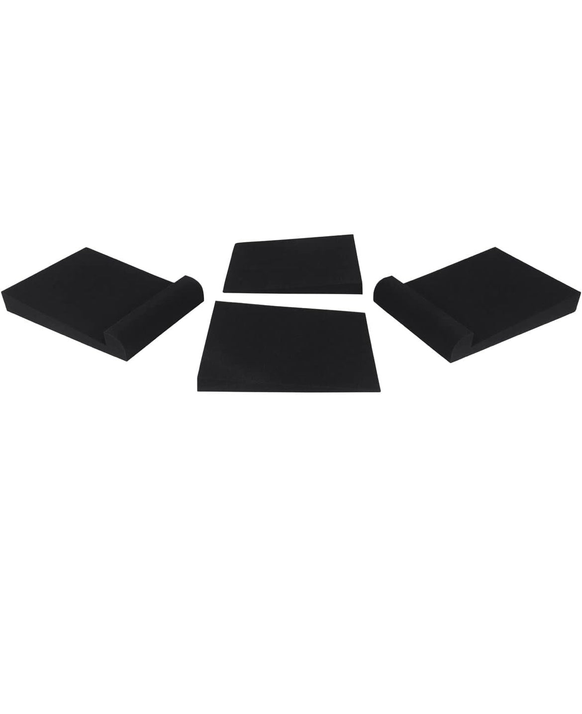 Rockville Pair APM8B 8" 2-Way 500 Watt Powered USB Studio Monitor Speakers+Pads