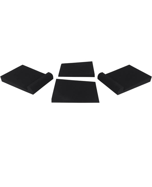 Rockville Paar APM8B 8" 2-rigting 500 Watt Aktiewe USB Studio Monitor Luidsprekers+Pads