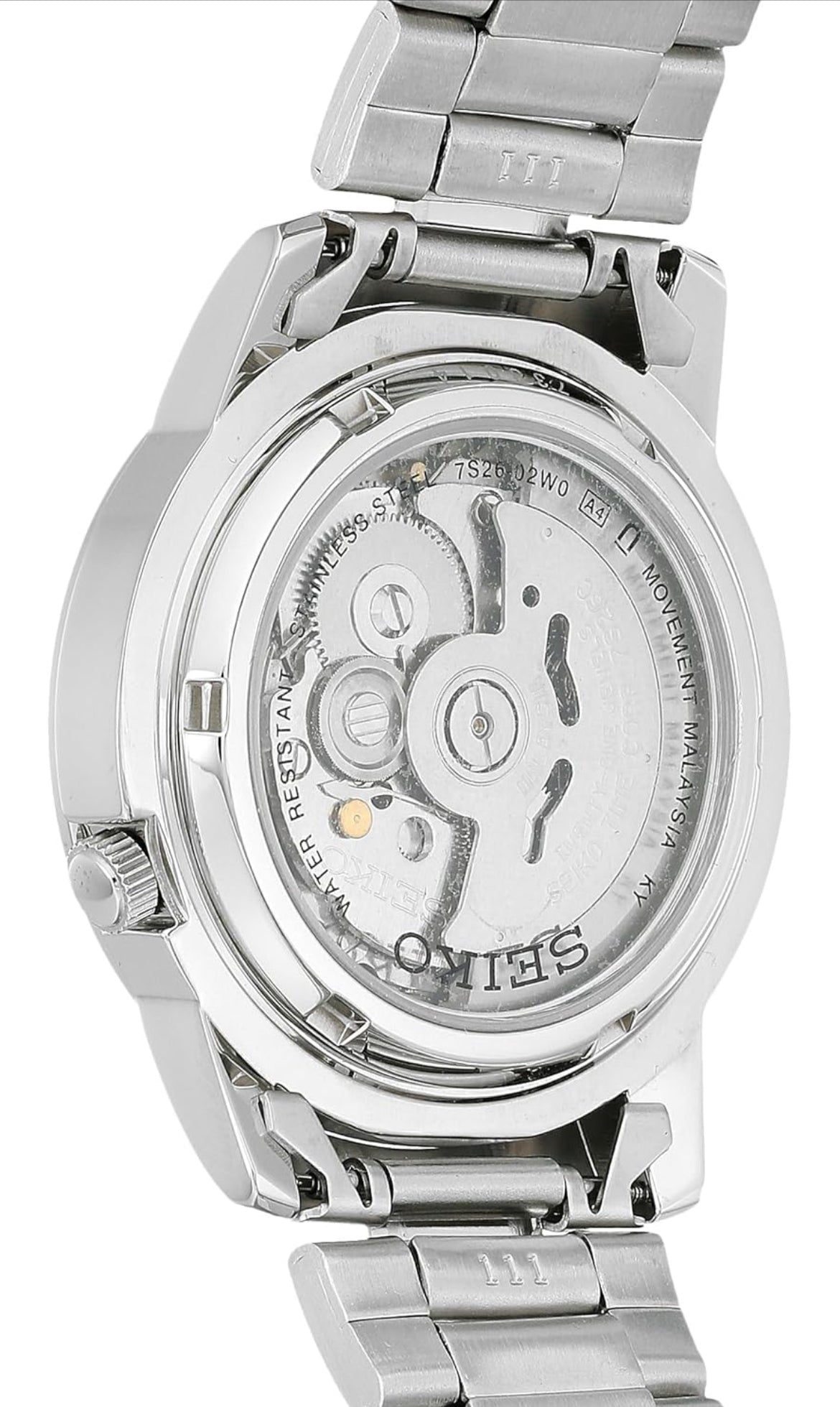Seiko 5 Mans Edelstaalhorlosie