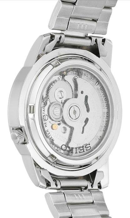 Seiko 5 Mans Edelstaalhorlosie