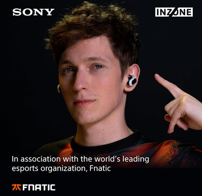 Sony INZONE Buds Draadlose Speletjie-oordopjes, Perfek vir PlayStation® 5, vir PC/PS5/Switch/Mobiele toestelle, 48-uur Battery met Houer, Geraaskansellasie, 360 Ruimtelike Klank, 2.4GHz USB-C Dongle - Wit