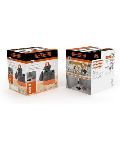 Black+Decker 1/3 HP Dompelbare Opgaarpomp, Pomp tot 2500 GPH