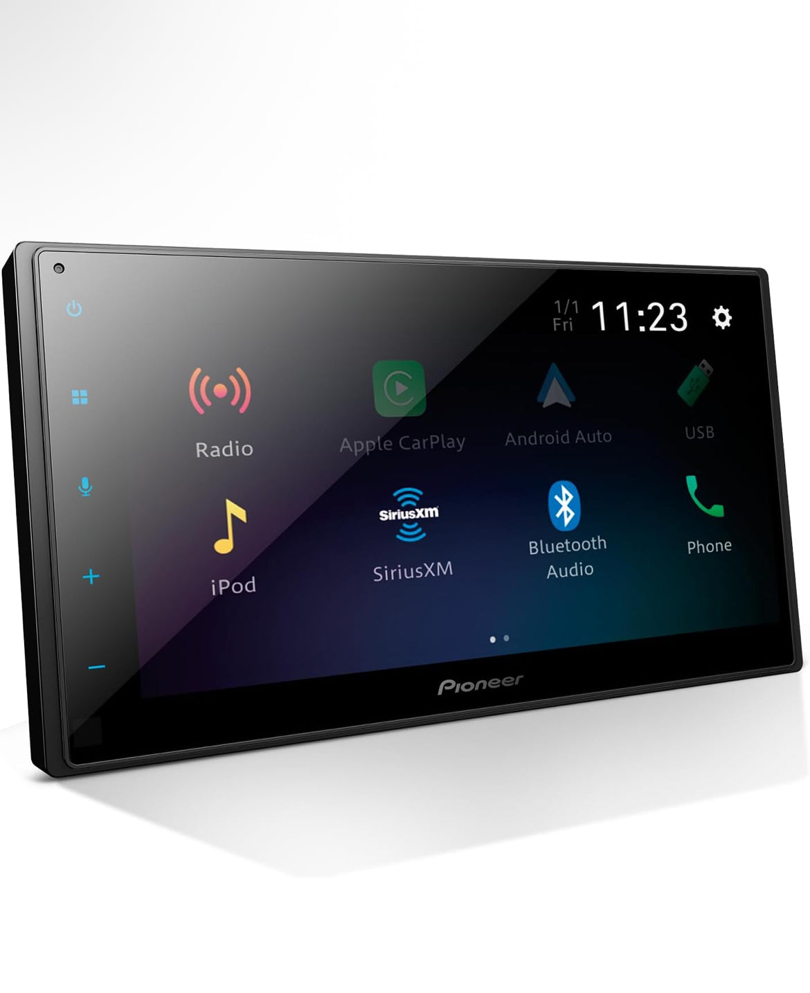 Pioneer DMH-1600NEX 6.8" Capacitive Touchscreen Double Din Car Stereo
Digital Multimedia Receiver, Wired CarPlay & Android Auto, Bluetooth, Backup Cam, USB, AM/FM, Front/Rear/Sub RCA Preouts