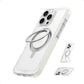 Anker Ultra Magnetic for iPhone Case with Sturdy 360° Ring Stand, Anti and Drop-Proof (Clear White)