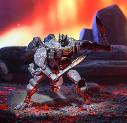Transformers Legacy United Voyager Klas Beast Wars Universe Silverbolt, 18 cm Omskepbare Aksiefiguur, 8+ Jaar