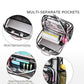 Clear Backpack for Girls Women Transparent Kids Elementary College School Bag Travel Laptop Backpacks Large Bookbags (Black)